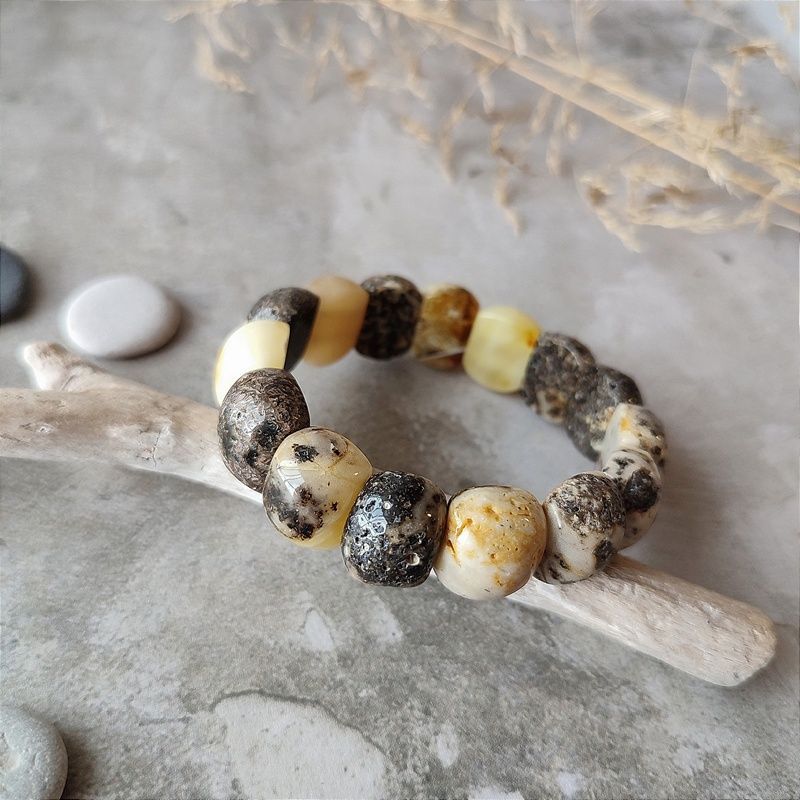 Браслет "Мандарин" Янтарь