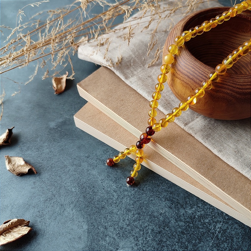 Четки будд. янтарь