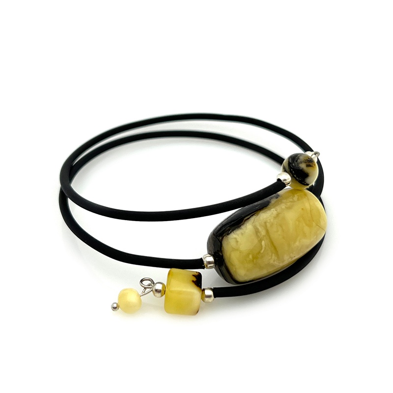 Браслет "Италия", янтарь