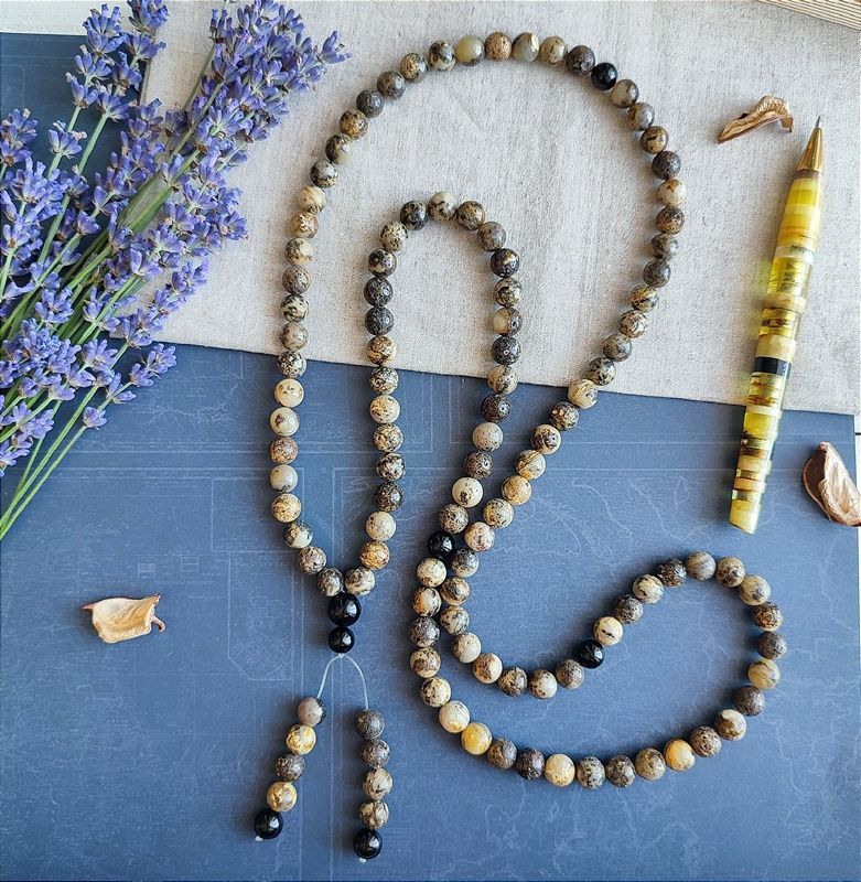 Четки буддийские янтарь