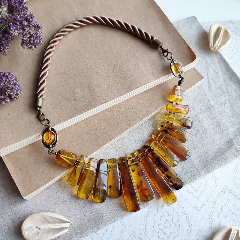 Колье Янтарь 7422319511 (4)