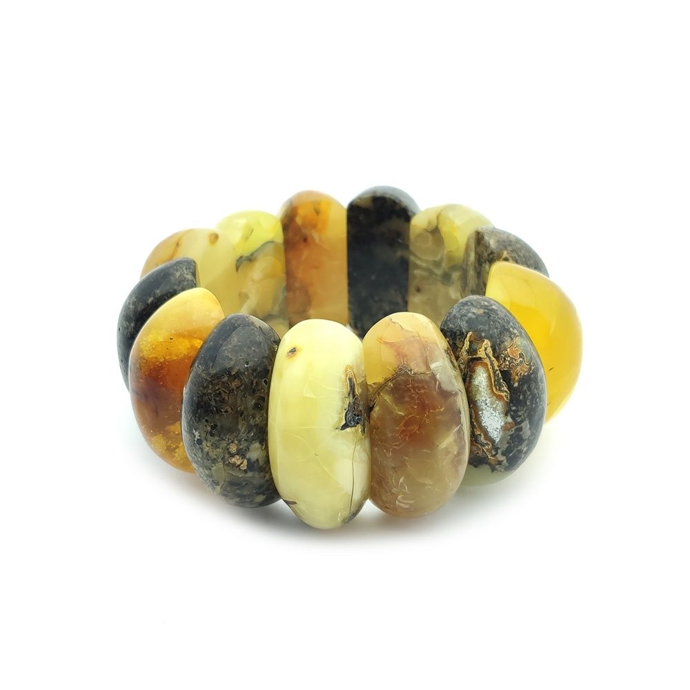 Браслет "Мандарин" янтарь