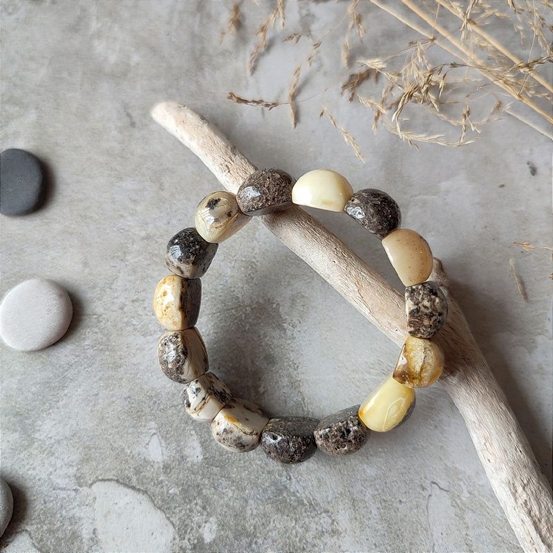 Браслет "Мандарин" Янтарь