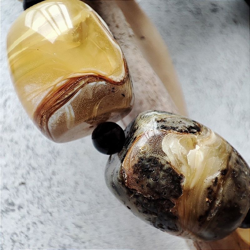 Браслет "Бочата" янтарь