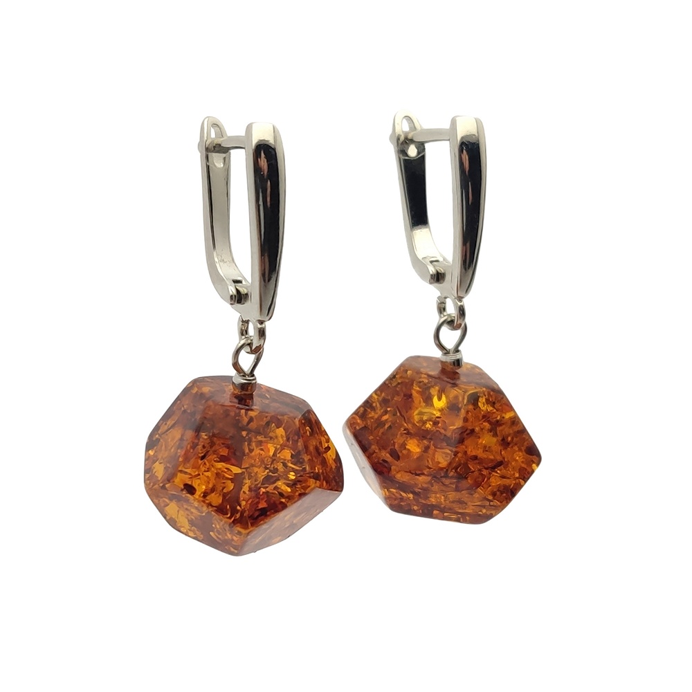 Серьги, Янтарь,ПСР 2123205105