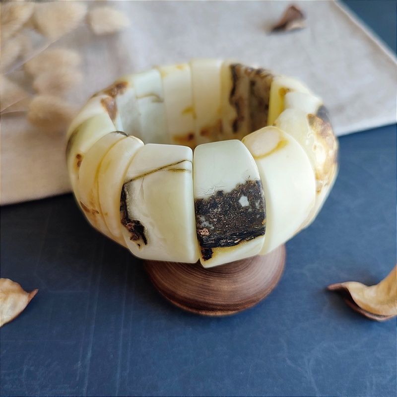 Браслет "Мандарин" янтарь