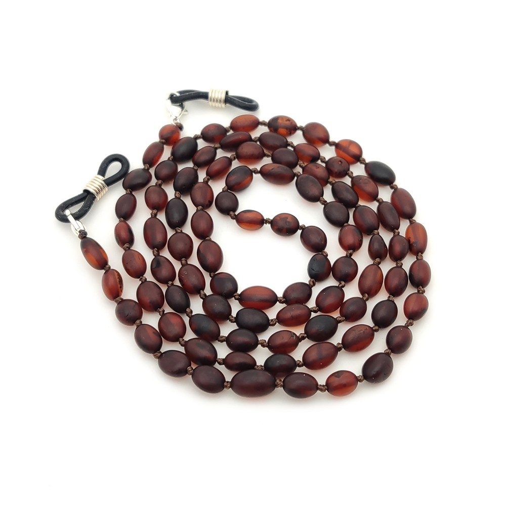 Шнурок для очков, янтарь