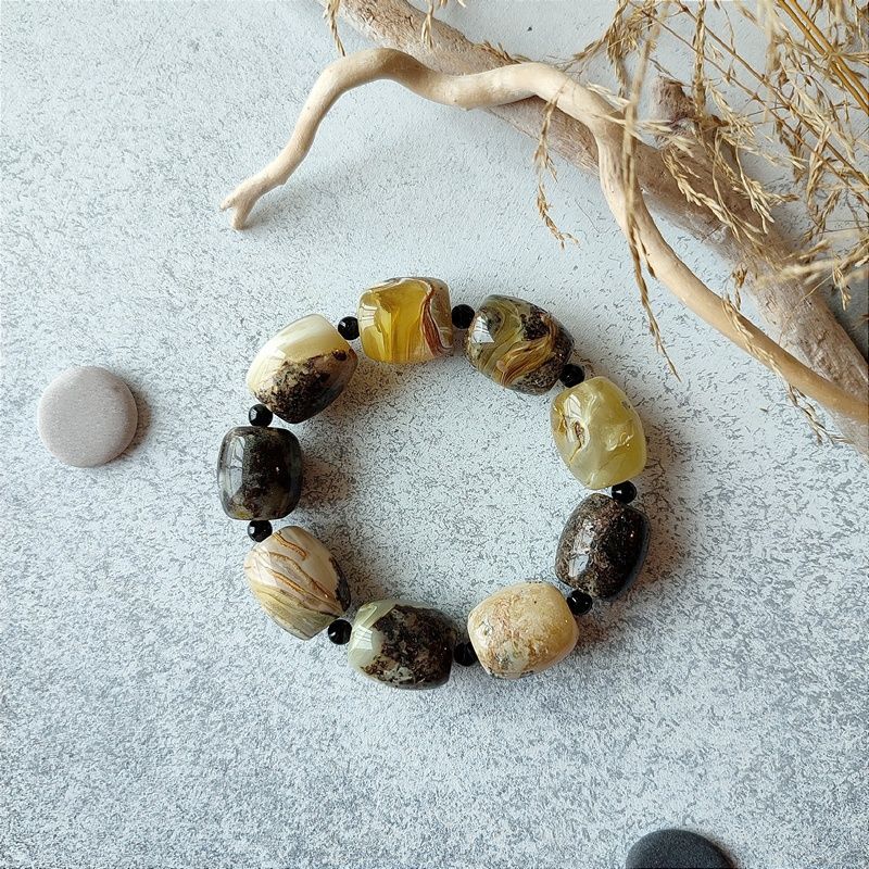 Браслет "Бочата" янтарь