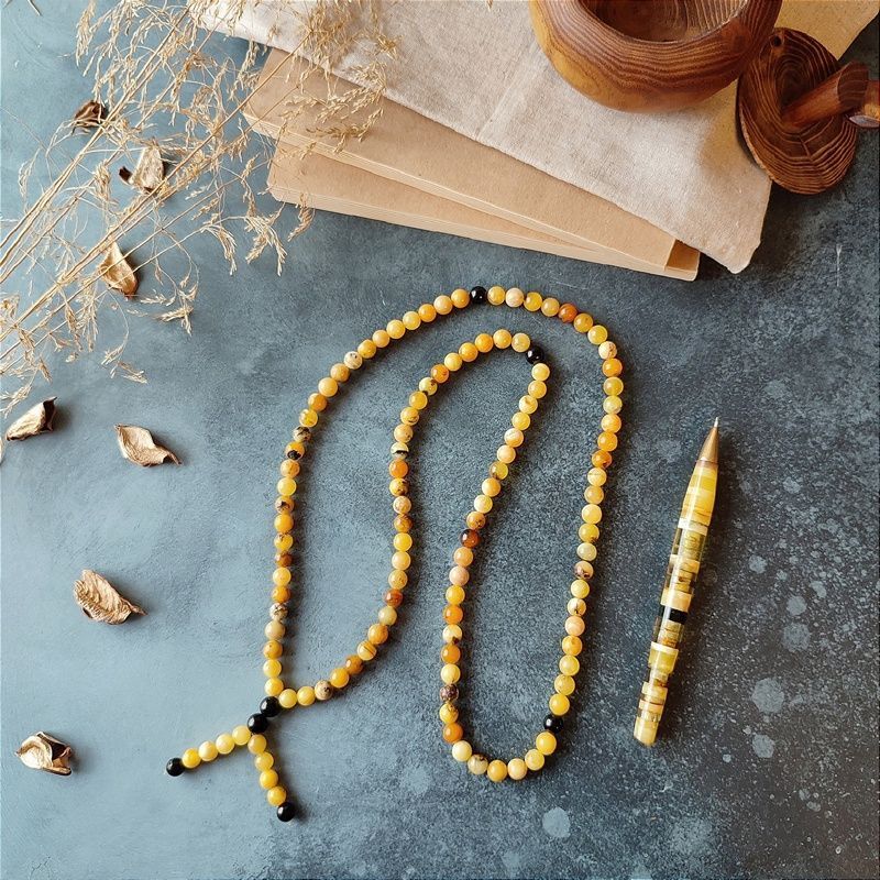 Четки будд. янтарь