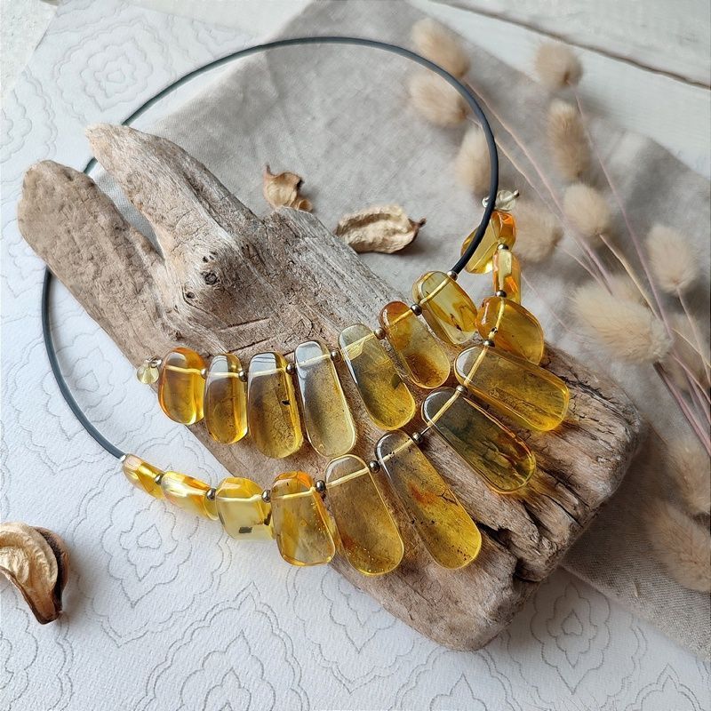 Колье Янтарь