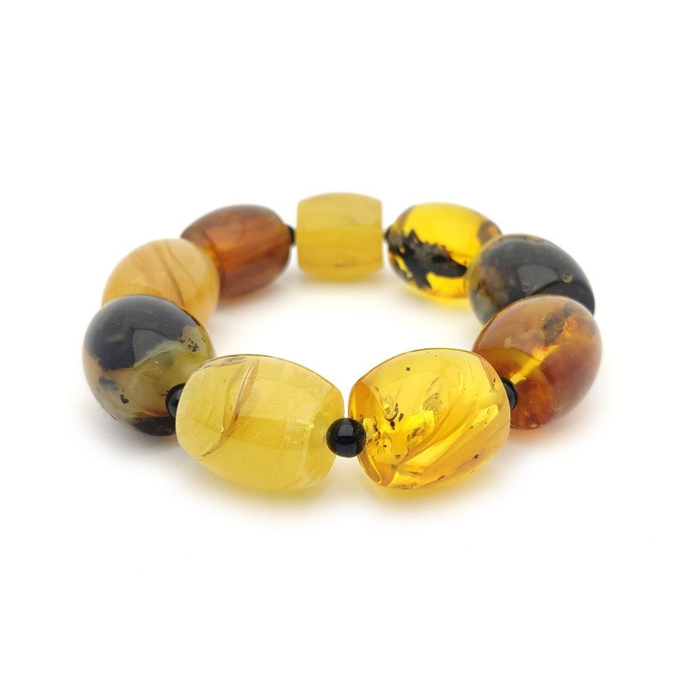 Браслет "Бочата" янтарь
