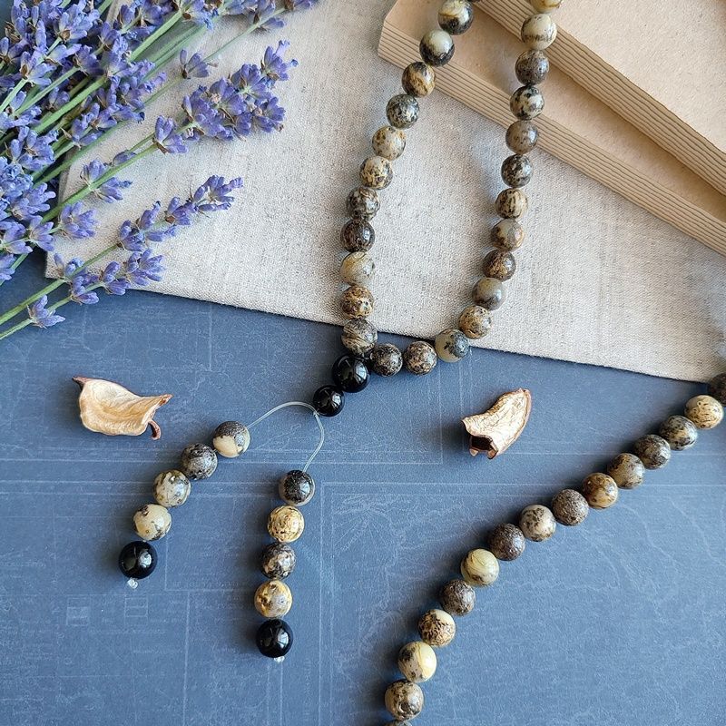 Четки буддийские янтарь