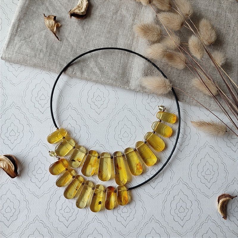 Колье Янтарь