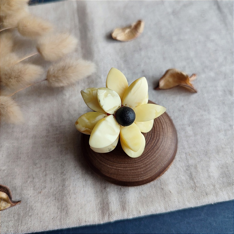 Кольцо, Янтарь,ПСР 1370405376 (2)