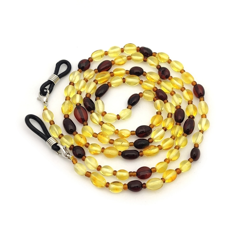 1,Шнурок для очков, янтарь 8502001402