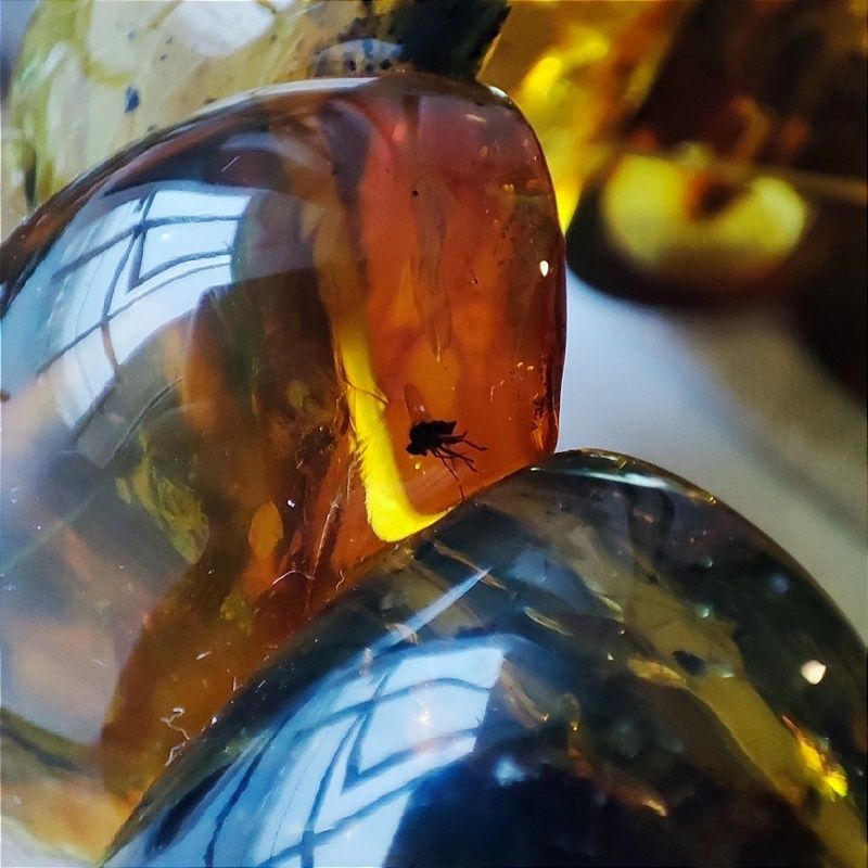 Браслет "Мандарин" янтарь