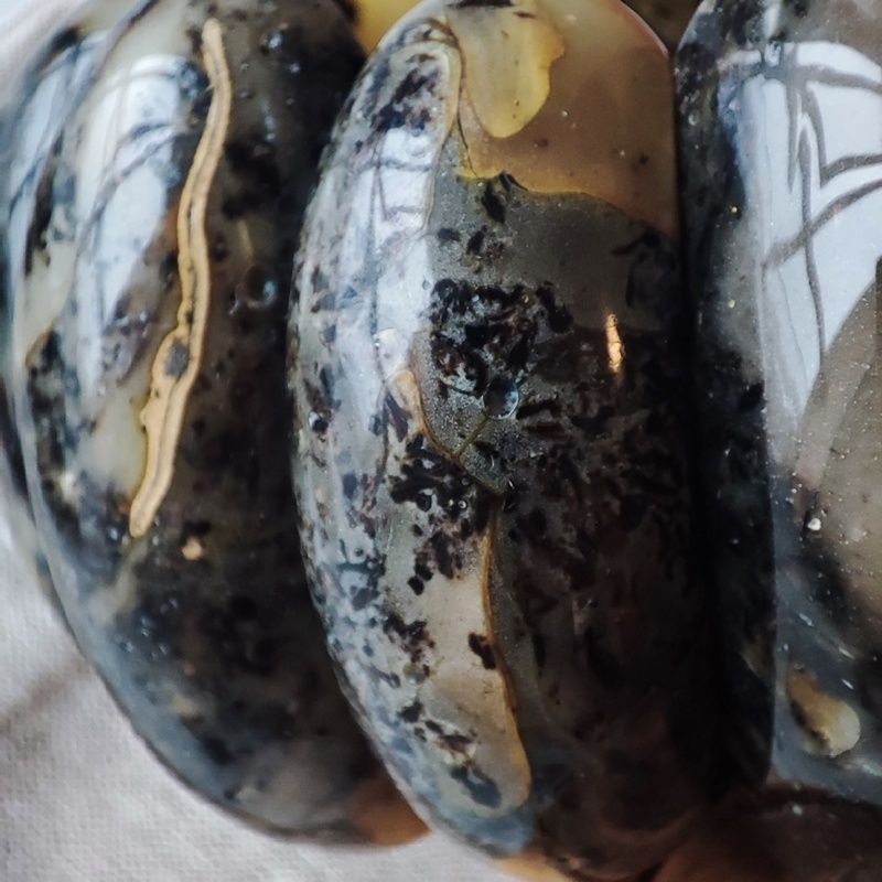 Браслет "Мандарин" янтарь