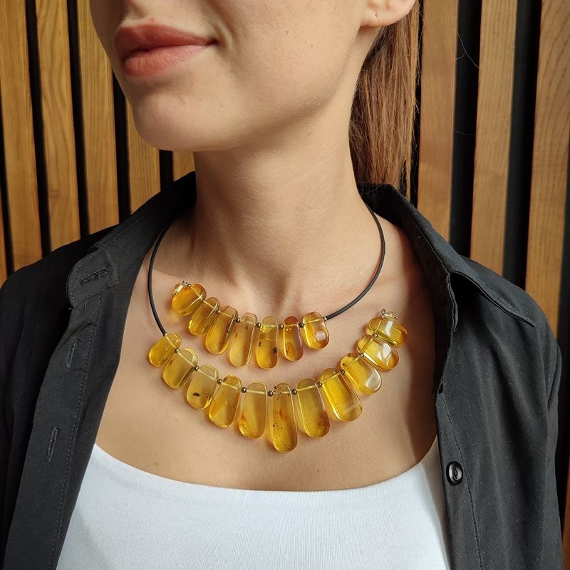 Колье Янтарь