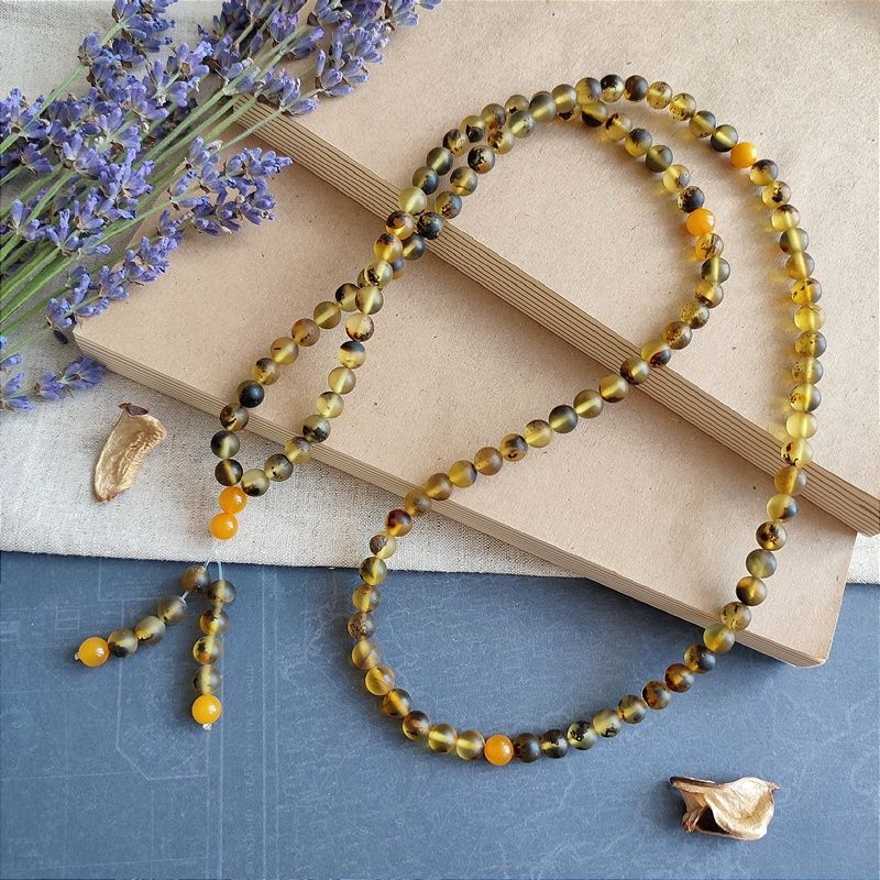 Четки будд. янтарь