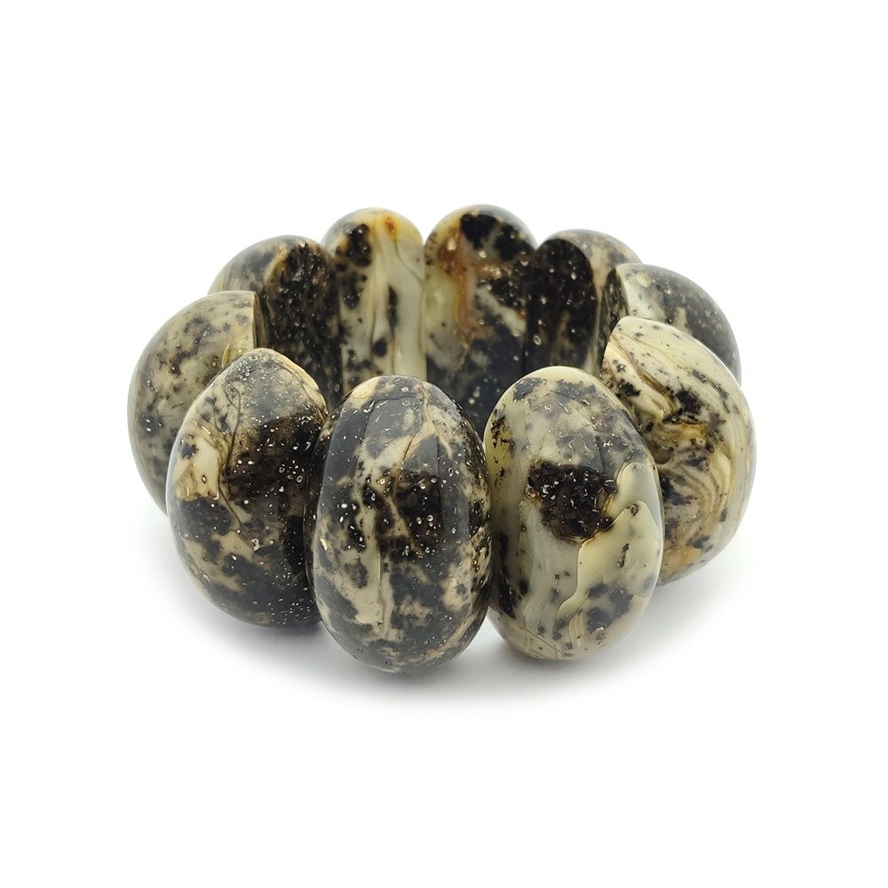 Браслет "Мандарин" янтарь