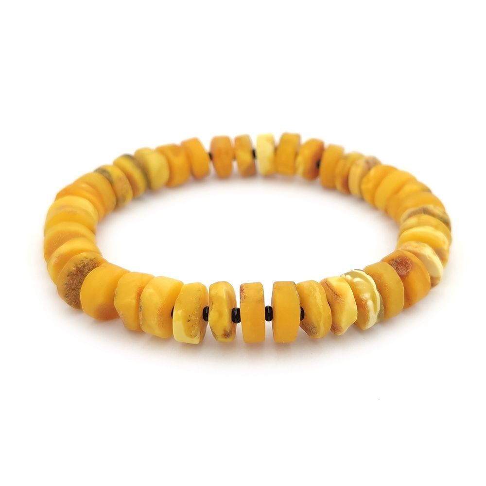 Браслет "Таблетка" янтарь