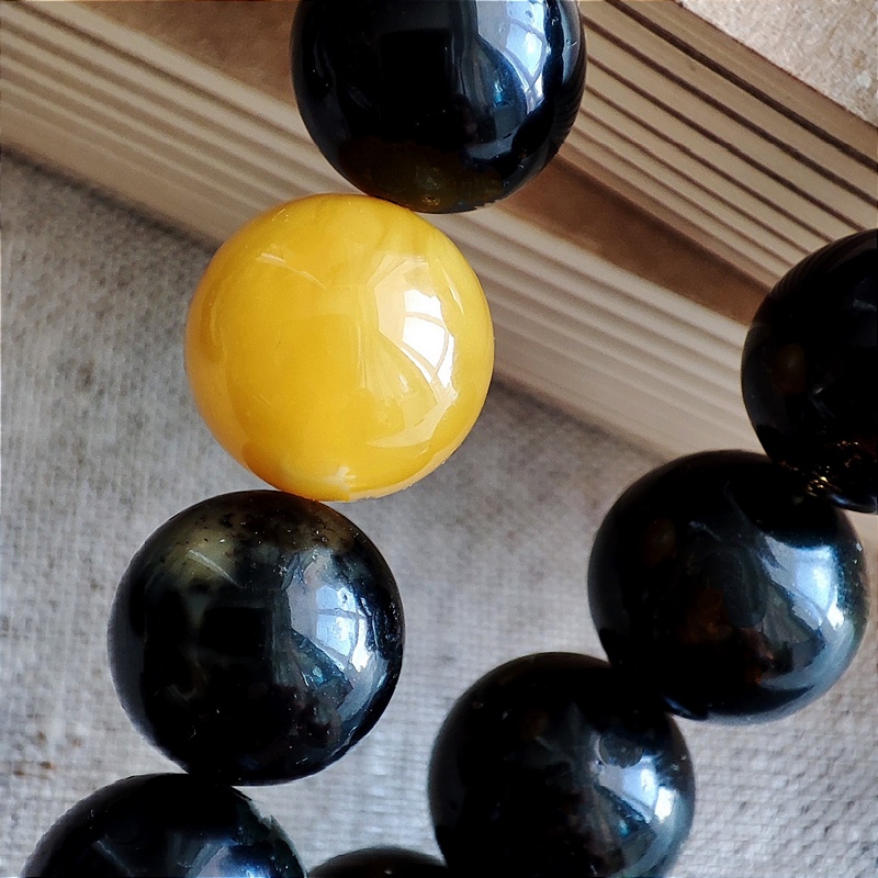 Четки буддийские, янтарь 9026100197 (2)