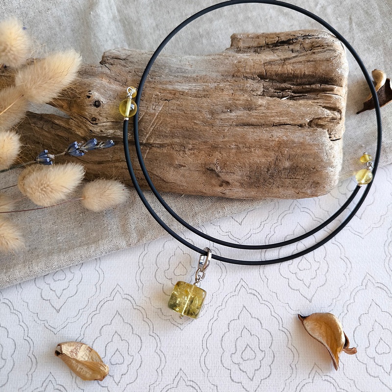 Колье Янтарь 7406217624 (4)