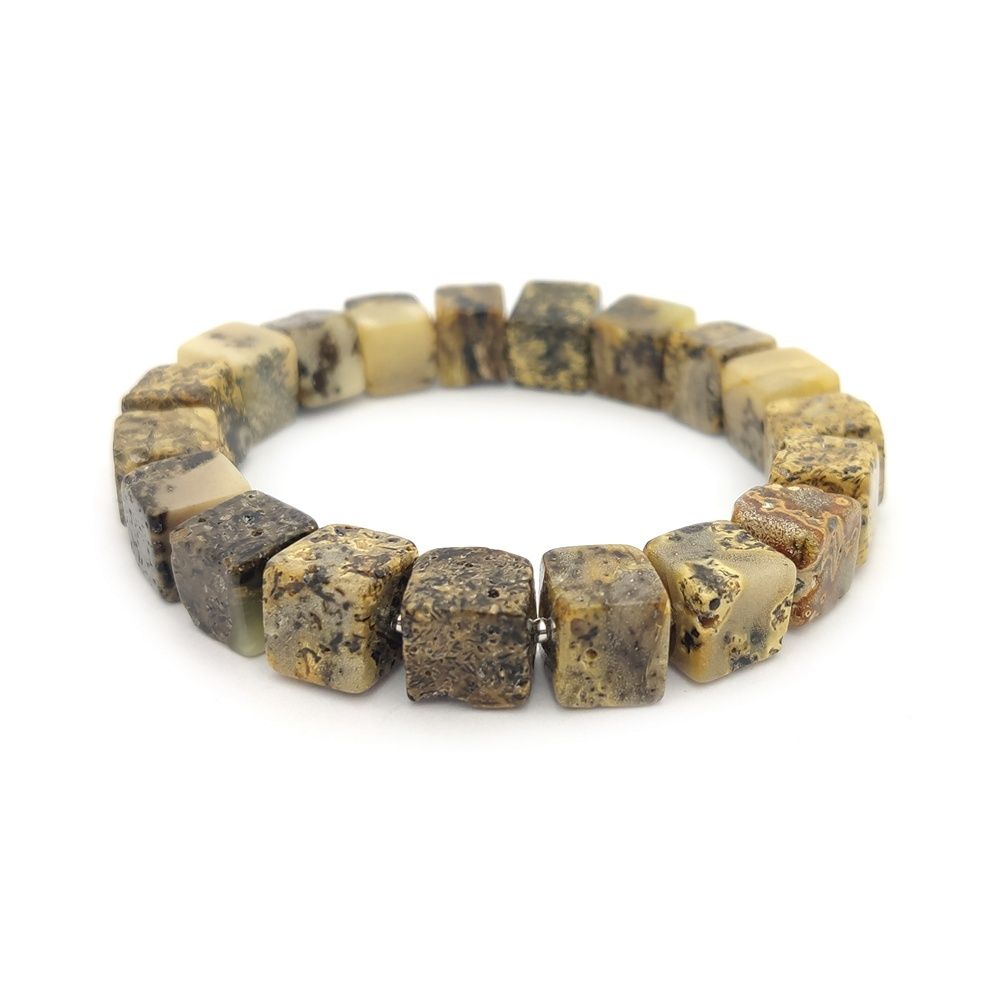 Браслет "Куб" янтарь