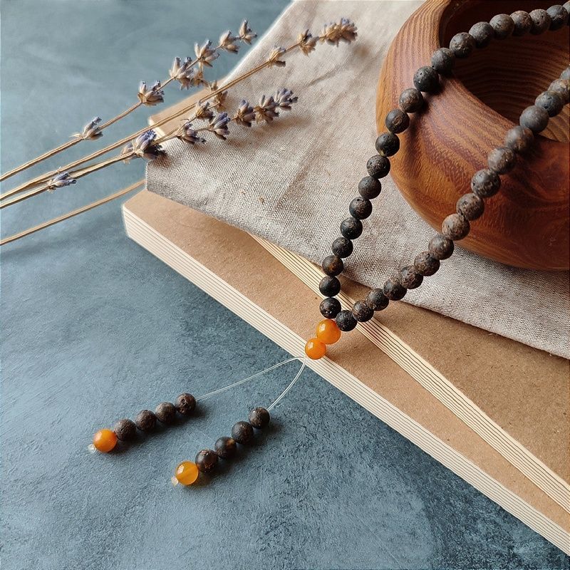 Четки будд. янтарь