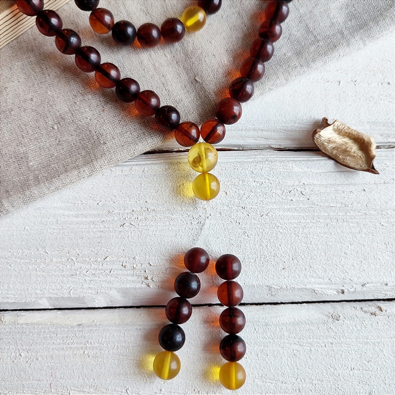 Четки буддийские янтарь
