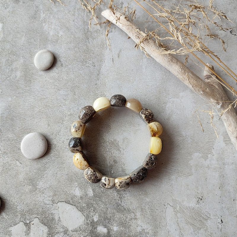 Браслет "Мандарин" Янтарь