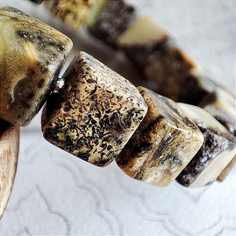 Браслет "Куб" янтарь