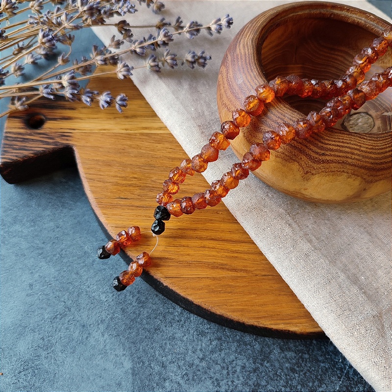 Четки буддийские, янтарь 8106100191 (2)