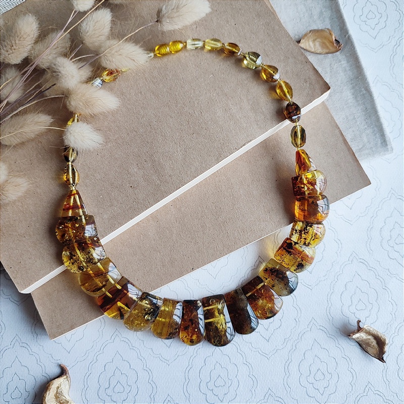 Колье Янтарь 7421009474 (3)