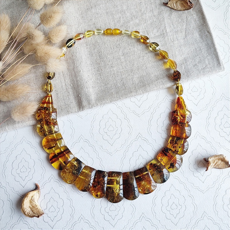 Колье Янтарь 7421009474 (1)