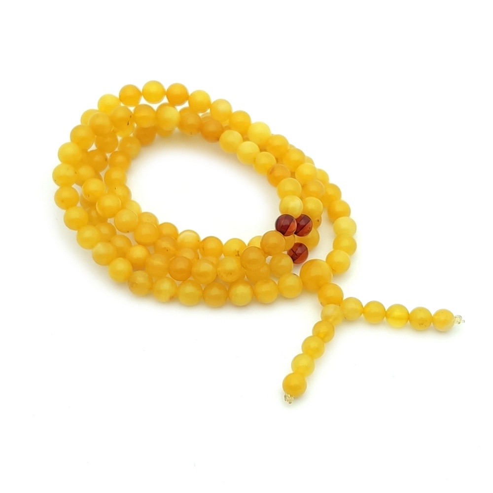 Четки буддийские из янтаря 9306100205