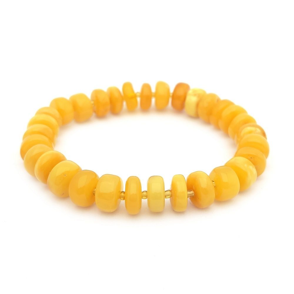 Браслет "Таблетка" янтарь