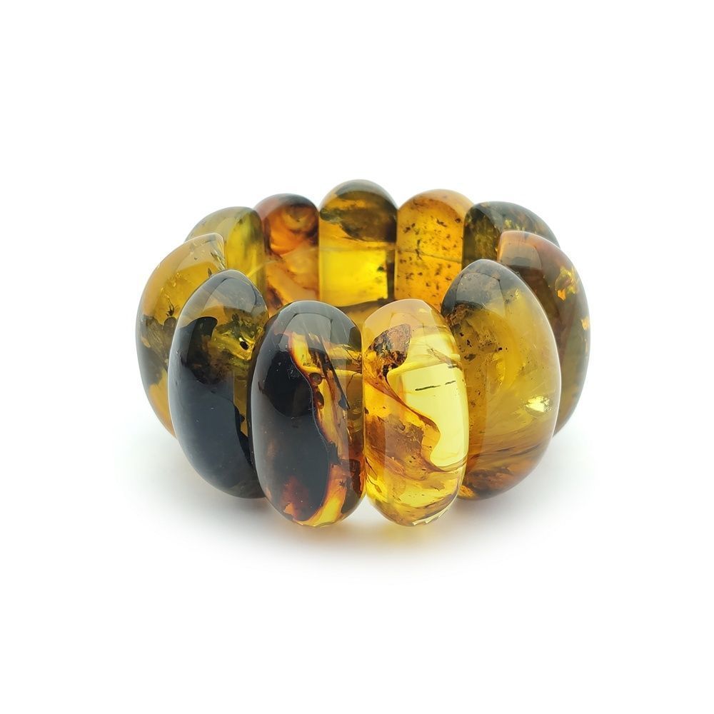 Браслет "Мандарин" янтарь