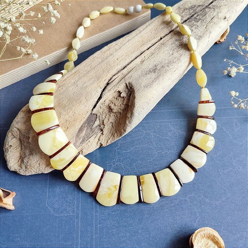 Колье "Нефертити" Янтарь