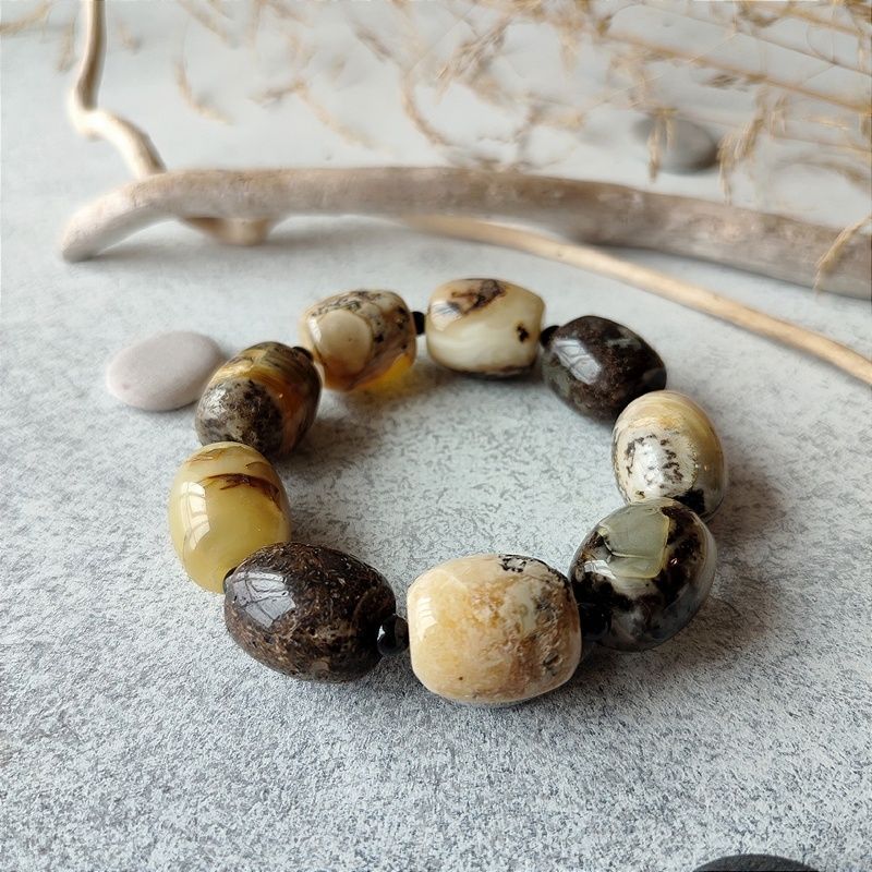 Браслет "Бочата" янтарь