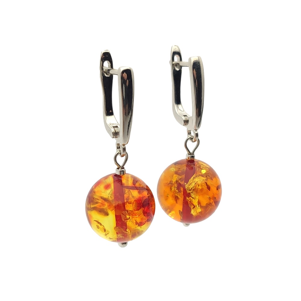 Серьги, Янтарь,ПСР 2443205365