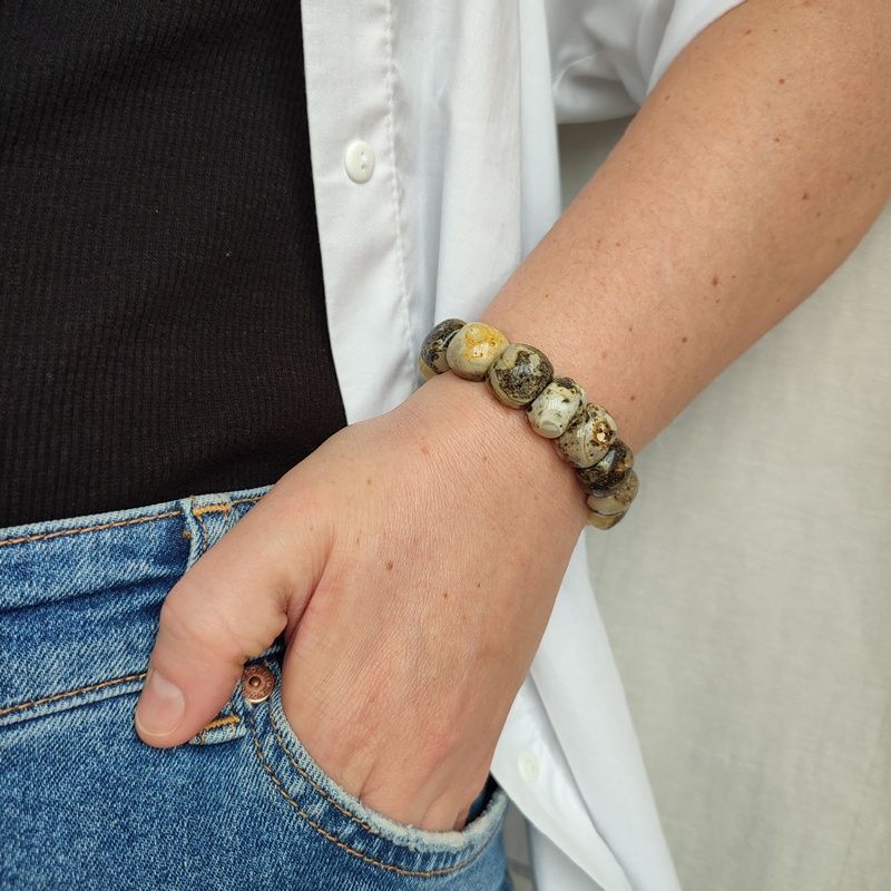 Браслет "Мандарин" Янтарь