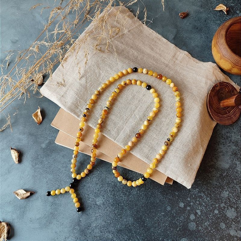 Четки будд. янтарь