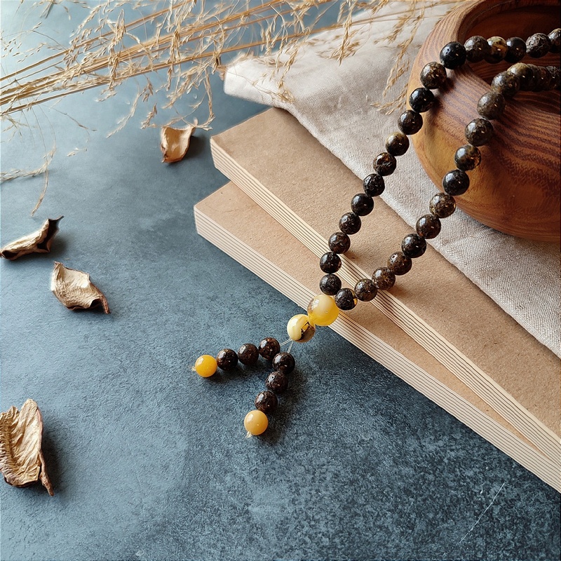 Четки будд. янтарь