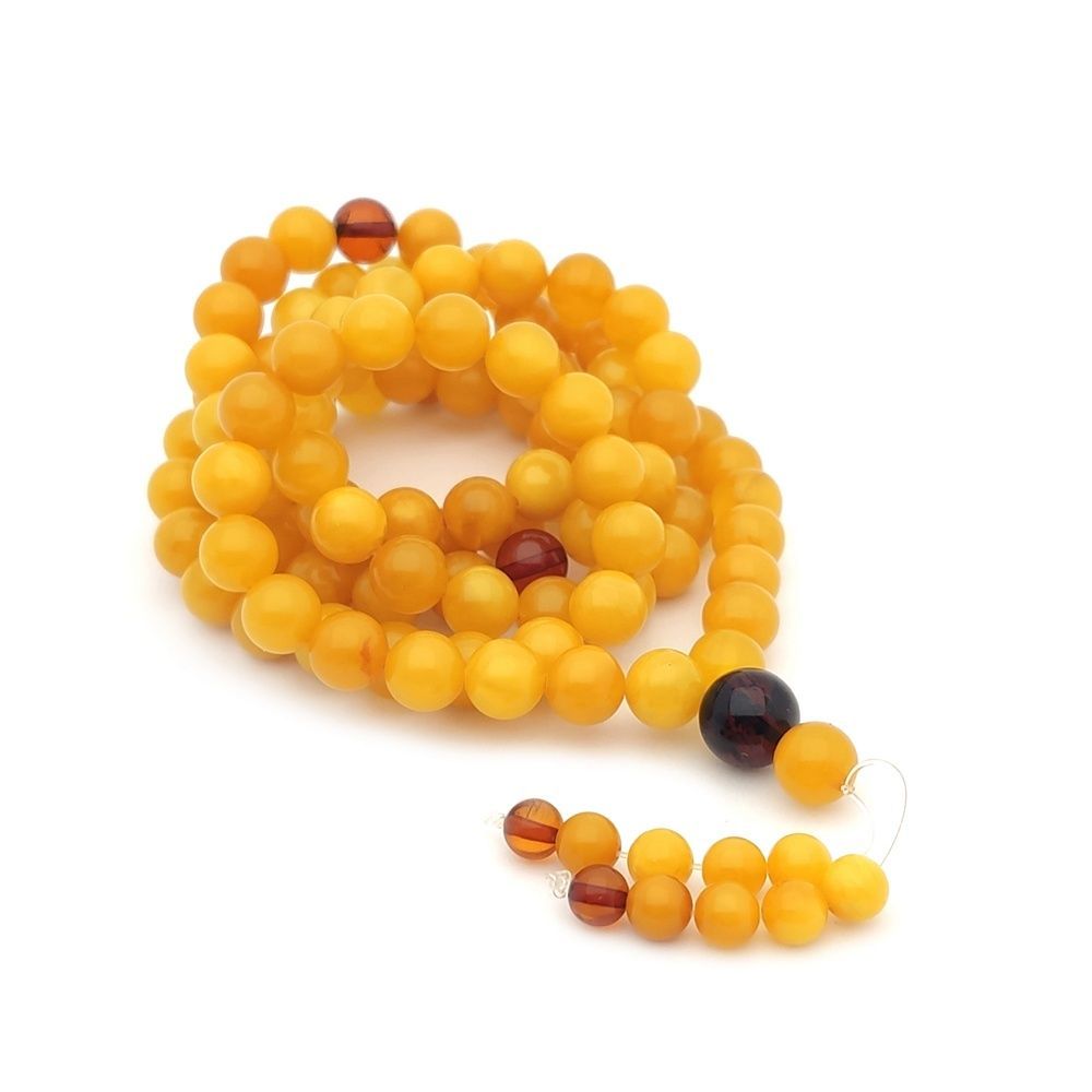 Четки буддийские янтарь
