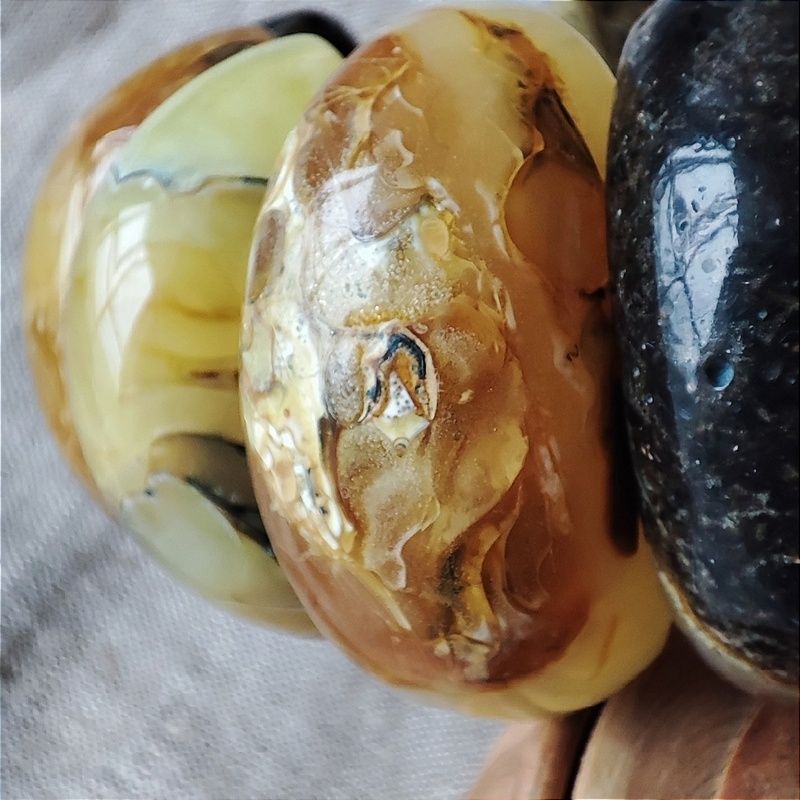 Браслет "Мандарин" янтарь