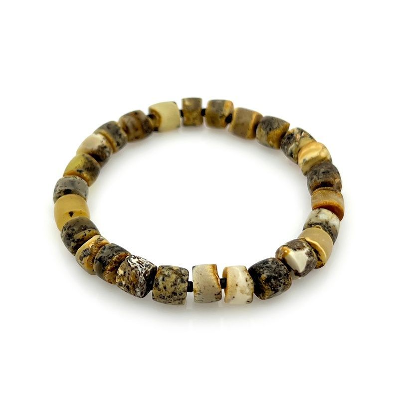 Браслет "Пеньки" Янтарь